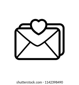 envelope icon vector template