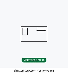 envelope icon vector template design concept