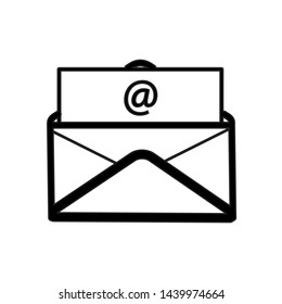 envelope icon vector template illustration
