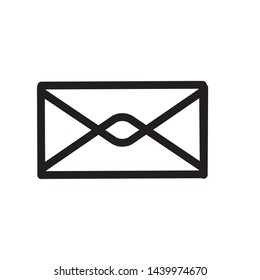 envelope icon vector template illustration