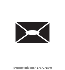 Envelope Icon Vector in Trendy Flat Design