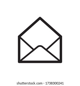 Envelope Icon Vector in Trendy Flat Design