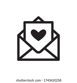 Envelope Icon Vector in Trendy Flat Design
