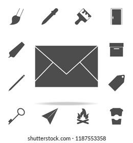 the envelope icon. web icons universal set for web and mobile