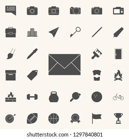 the envelope icon. web icons universal set for web and mobile