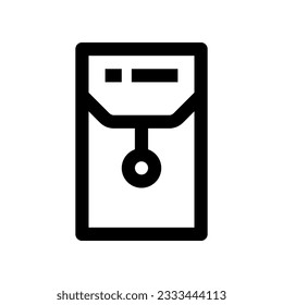 icono de sobre para tu sitio web, móvil, presentación y diseño de logotipo.