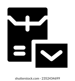 envelope icon for your website, mobile, presentation, and logo design.