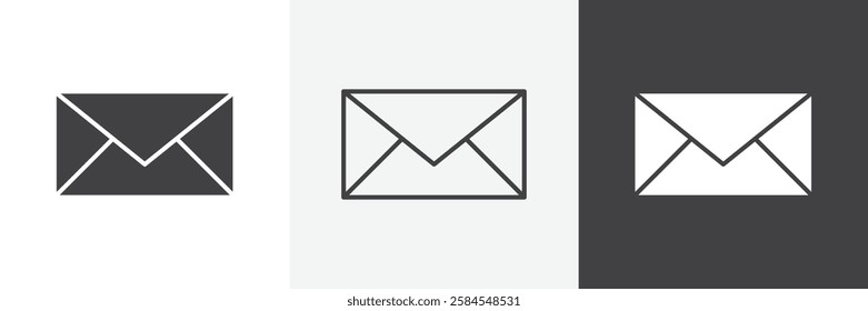 Envelope icons graphics pack vectors.