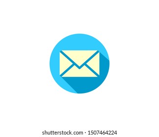 Envelope icons letter. Envelop icon vector template. Mail symbol element. Mailing label for web or print design.