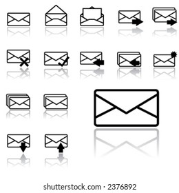 envelope icons (light version)