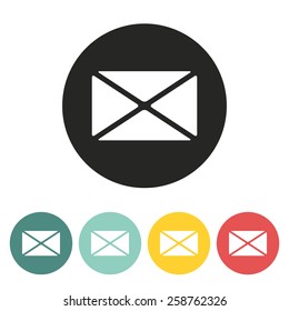 Envelope icon.Vector illustration.