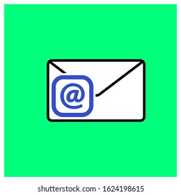 Envelope illustration for send letter, send email, message email, email address in the vector format. Mail envelope illustration for website. Mail vector EPS. Mail address logo for communication.