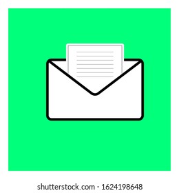 Envelope illustration for send letter, send email, message email, email address in the vector format. Mail envelope illustration for website. Mail vector EPS. Mail address logo for communication.