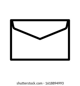 envelope illustration. Vector template for business and branding identity. icon envelope on white background