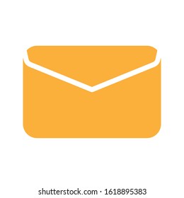 envelope illustration. Vector template for business and branding identity. icon envelope on white background