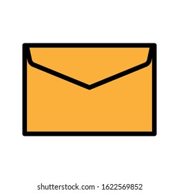 envelope illustration. Vector template for business and branding identity. icon envelope on white background