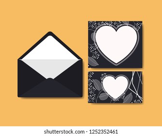 envelope with invitation card