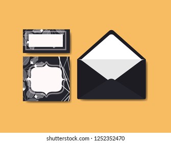 envelope with invitation card