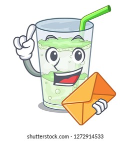 With envelope Lassi juice bhang in botlo character