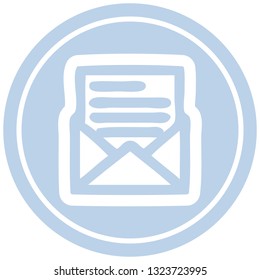 Umschlagbuchstabensymbol