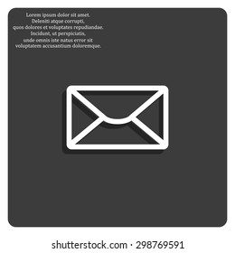 envelope letter. email icon. vector design