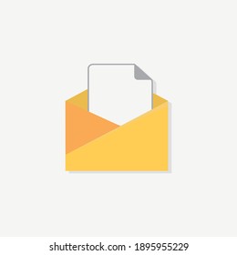 
Envelope. Letter. Flat Icon Vector