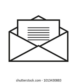 Envelope with letter icon