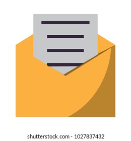 envelope with letter icon