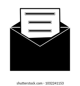 envelope with a letter icon
