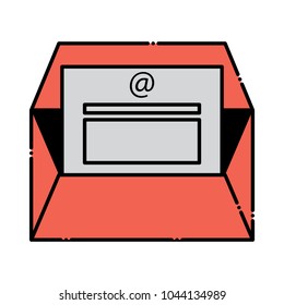 Envelope with letter icon