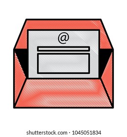 Envelope with letter icon