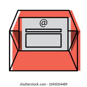 Envelope with letter icon