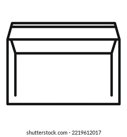 Envelope letter icon outline vector. Mail post. Email paper