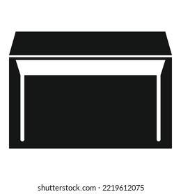 Envelope letter icon simple vector. Mail post. Email paper