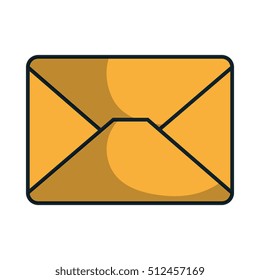 envelope letter isolated icon