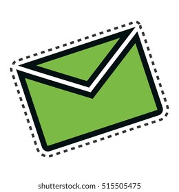envelope letter isolated icon