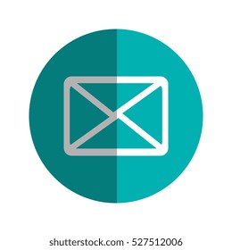 envelope letter isolated icon
