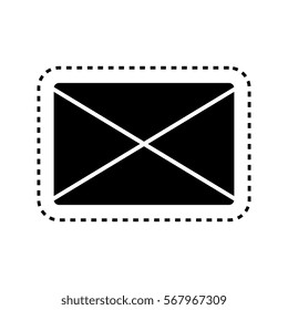 envelope letter isolated icon