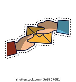 envelope letter isolated icon