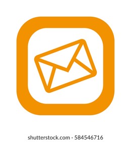 envelope letter isolated icon