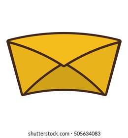 envelope letter paper isolated icon vector illustration design