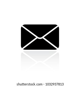Envelope letter vector icon illustration isolated on white background