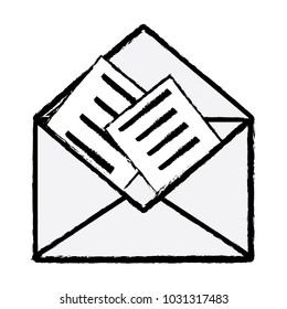 envelope with letters icon