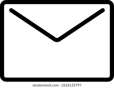 envelope line icon illustration vector