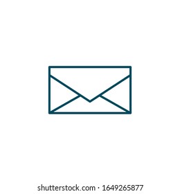 Envelope line style icon design, Message email mail letter marketing communication card and document theme Vector illustration