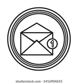 envelope mail with counter number