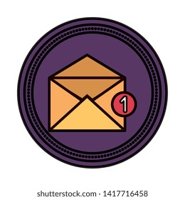 envelope mail with counter number