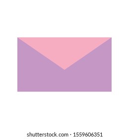 envelope mail courier communication icon vector illustration
