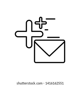 envelope mail data icon vector ilustration vector ilustration