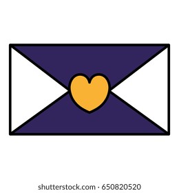 envelope mail with heart isolated icon - Shutterstock ID 650820520